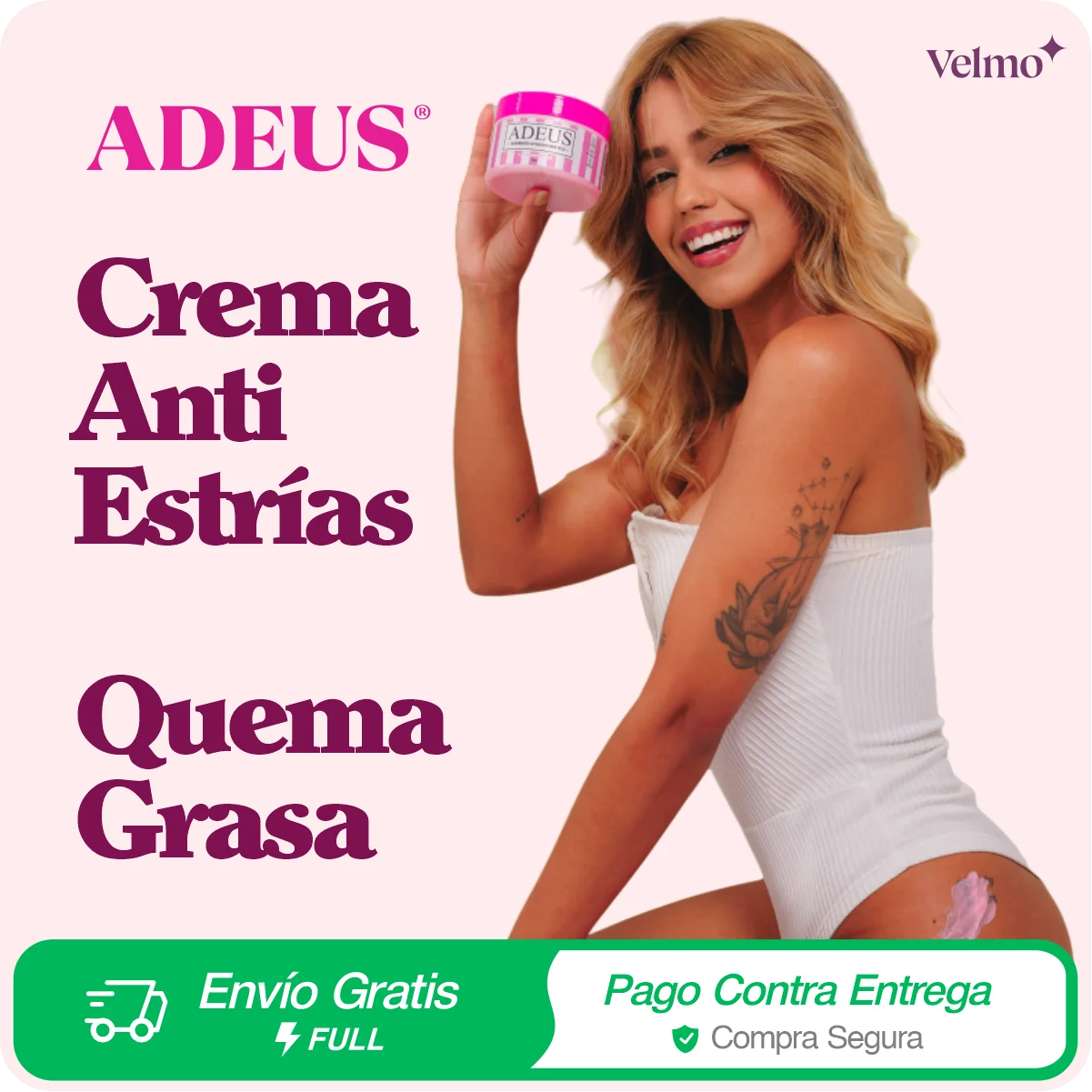 Crema ADEUS Rosa | Anti Estrías