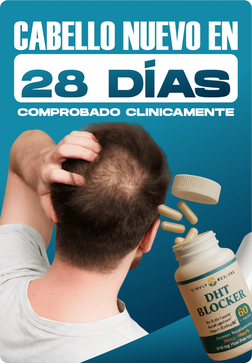 BLOQUEADOR DE DHT ® | RECUPERA TU CABELLO EN 3 SEMANAS