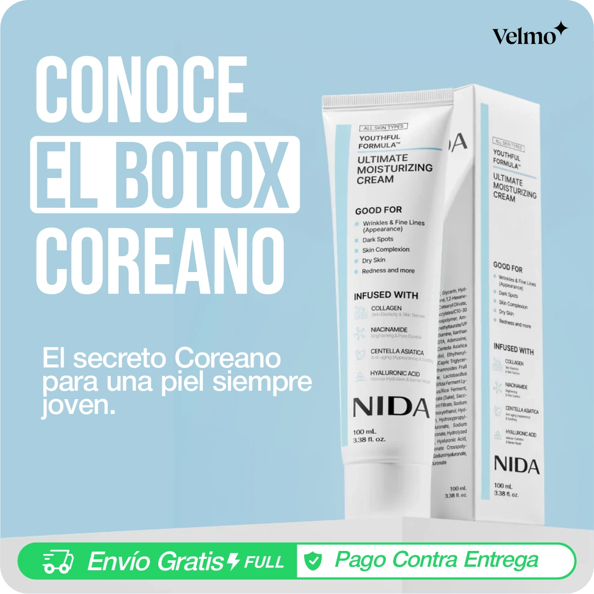 Botox Coreano | Crema NIDA Youthful