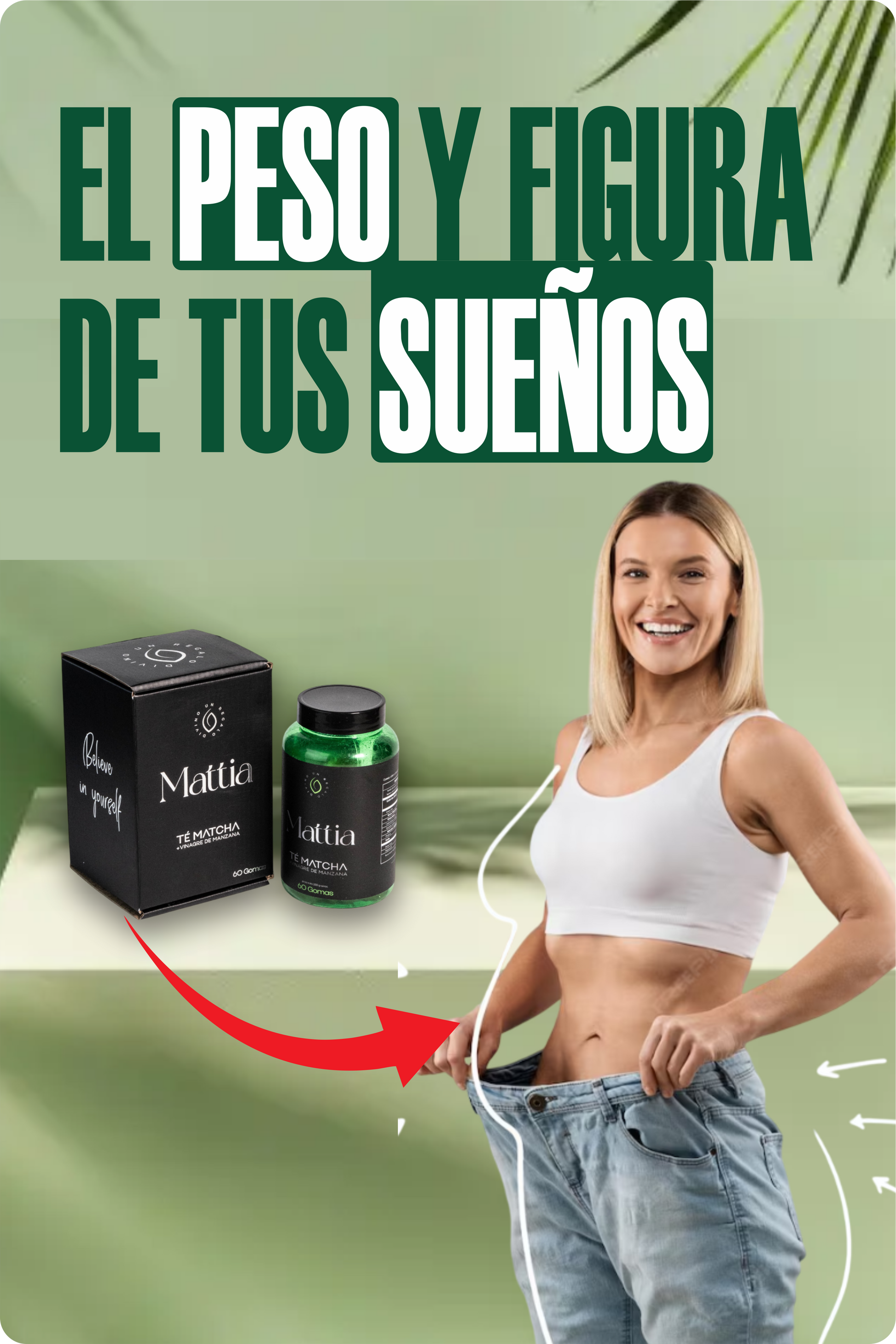 Gomitas Té Matcha + Vinagre de Manzana